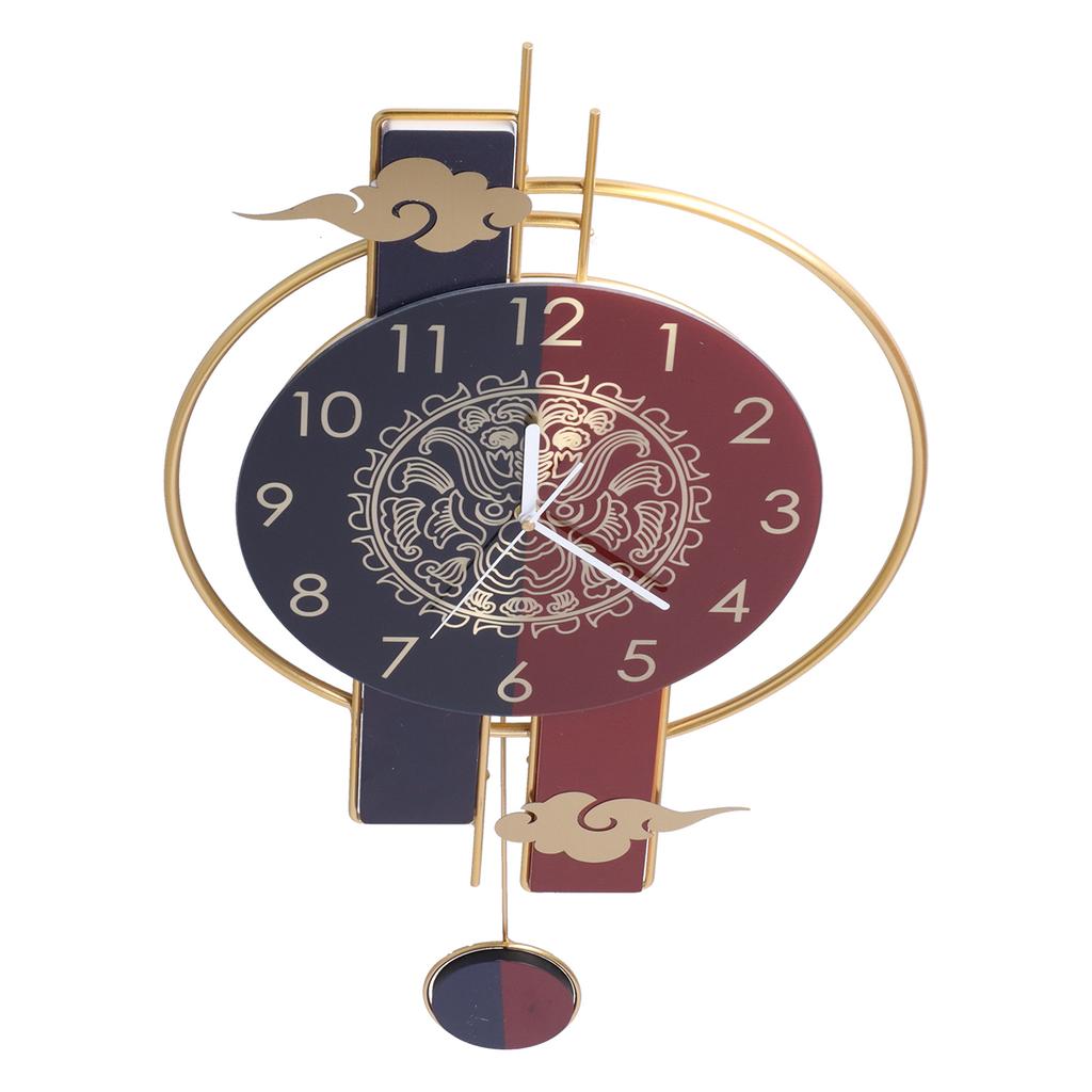 Innovative Wanduhr mit Pendel Nordisch Modern Uhr Dekoration für Zuhause Schlafzimmer Büro Geschäft