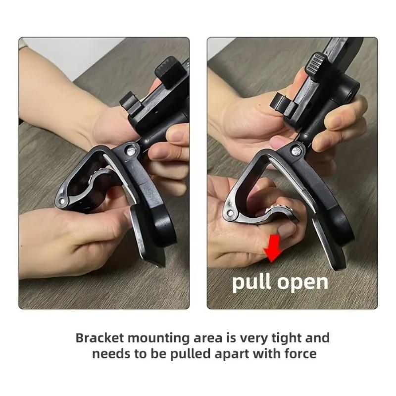 Car-mounted Mobile Phone Holder,360° Rotating and Folding Snap Fastener,dashboard Rearview Mirror Navigation Mobile Phone Holder