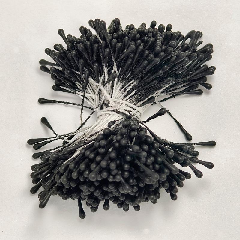 2mm Matte Stamen Hair DIY Accessories: Round Flower Center for Handmade Ornaments