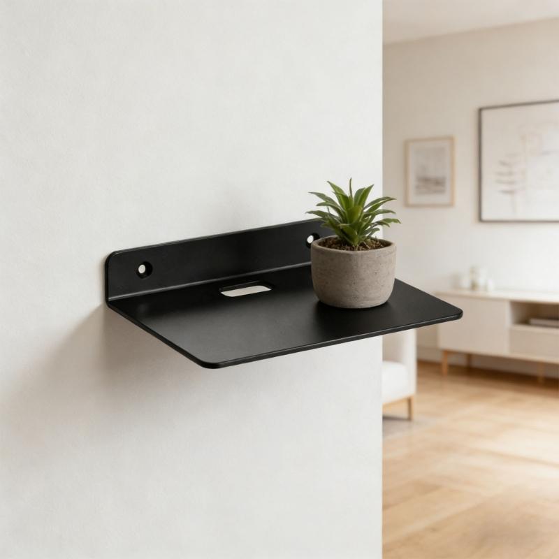 Wall Mounted Plant Shelf Clear Acrylic Multipurpose Display For Home Office Decoration Sturdy Bracket