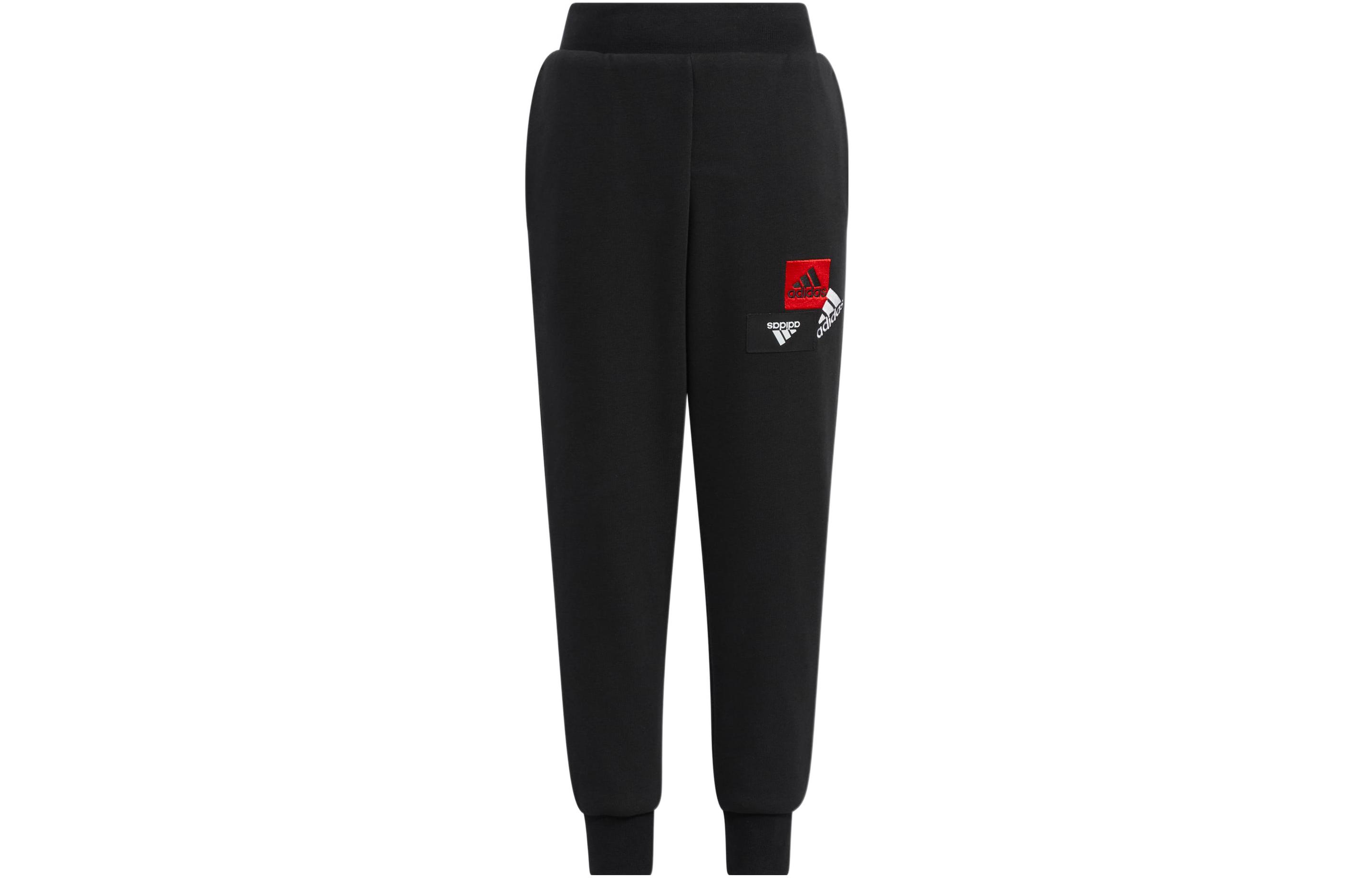 Kids  Adidas Knitted Sweatpants Fleece lined Black HM5199 104