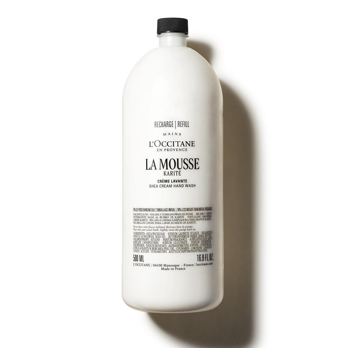 [L Occitane] Shea Cream Hand Wash Refill 500ml (Karite Confort)