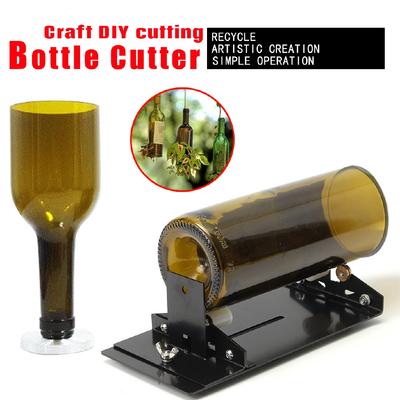 Glass Bottle Cutter Machine Cutting Tool Wine Beer Glass Cutter For Jar Winebottle Recycle DIY Craft Tools Home Decor Black