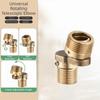 Adaptor excentric de col pentru perete din cupru, rotativ la 360°, pentru instalare acasă