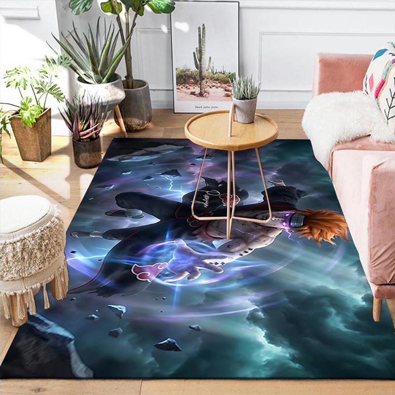1Pc Powerful Anime Hero Action Rug, Office Carpet Indoor Outdoor Doormat, Non-Slip, Comfortable, Living, Christmas Halloween, Xmas Gift S1520