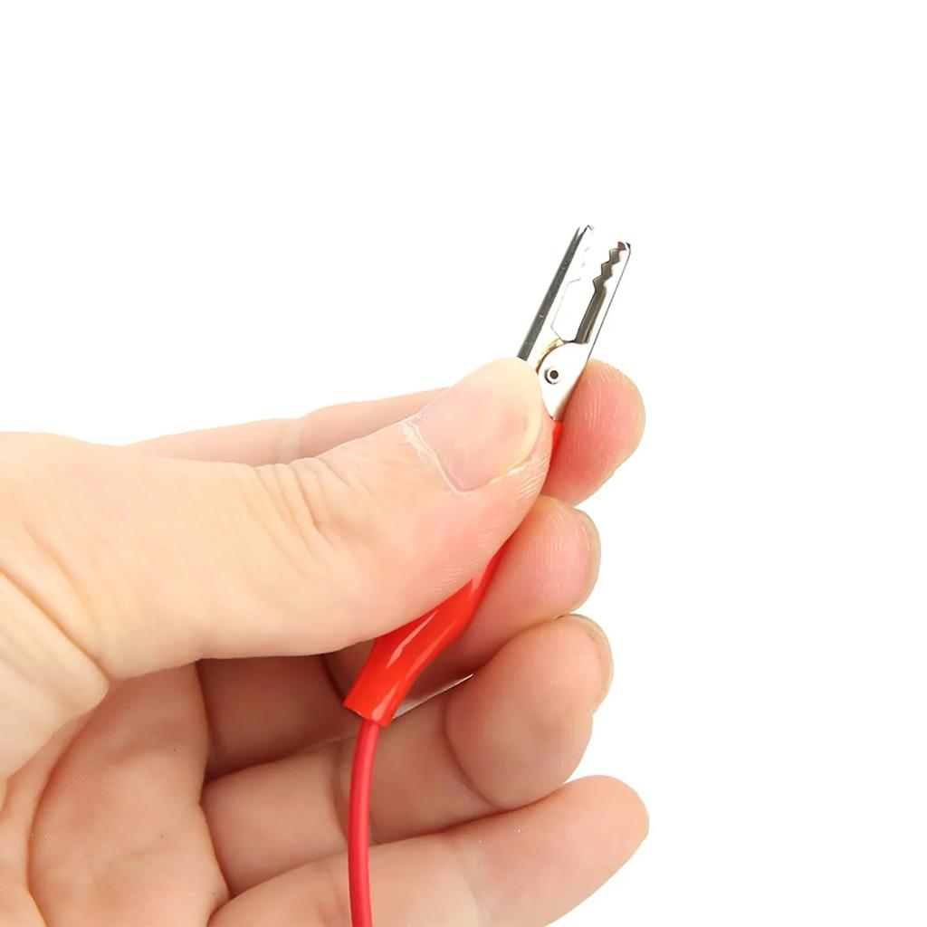 10pcs 50cm Crocodile Clip Number 35mm Double ended Crocodile Clips Cable Testing Wire Clip