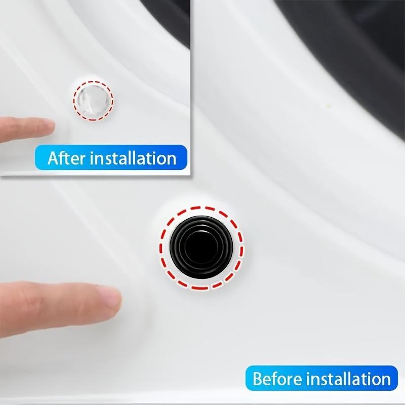 10PCS Car door shock-absorbing pad, silicone shock-absorbing pad, door closing silent adhesive tape, anti-collision strip