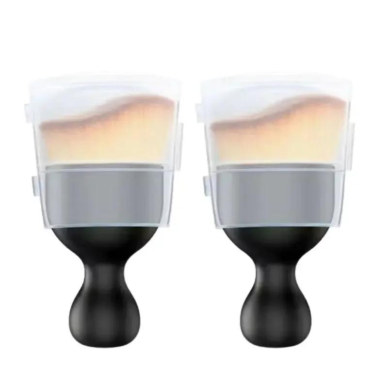 1/2Pc Car Vent Cleaning Soft Brush with Casing Car Interior Cleaning Tool Artificial Car Brush Crevice Dusting Detailing Brush