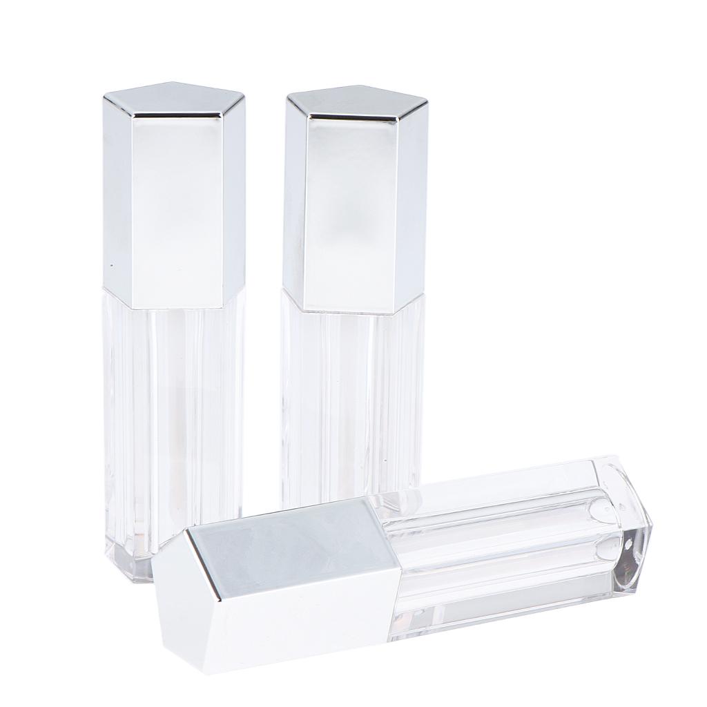 6pcs 5ml Plastic Refillable Cosmetic Tubes Bottle For DIY Balm Oil