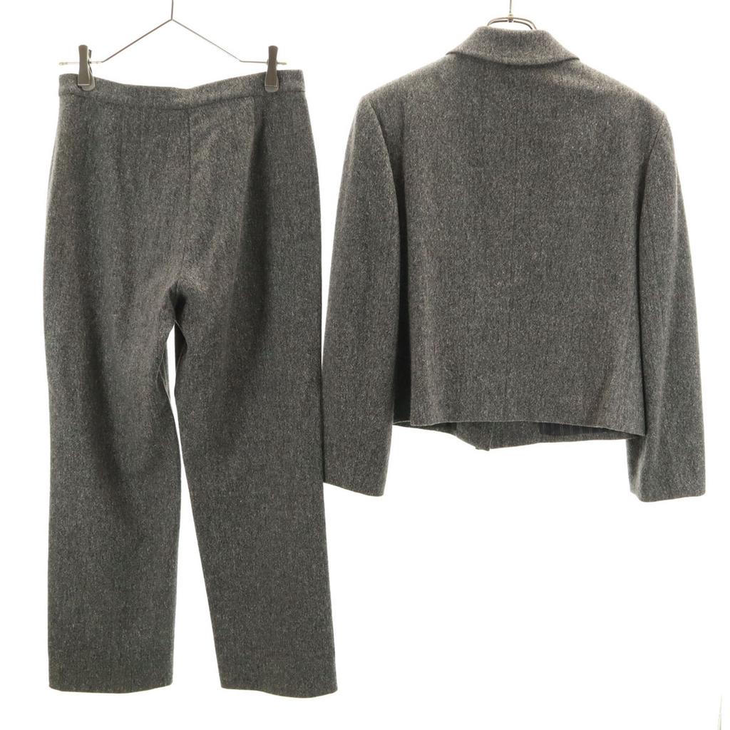 KRIZIA made in Italy tweed pants suit Setup 44 gray Women Used