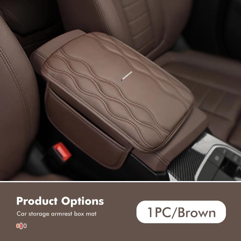 LOHCL1 Car Sticker For BMW Car Center Console Armrest Wave Mat Storage Cushion Cover Accessory X1 X2 X3 X4 X5 X6 X7 G20 G30 6GT E46 E90