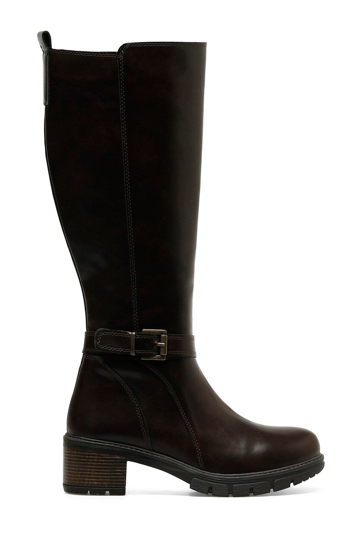 

Women Modern Stylish Fashion Boots Boots Faux Leather Brown High Heel Boots 36