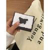 New Mini Mini Wallet for Women  Short and Cute Heart-shaped Little Fluffy Ball Wallet Korean Version Student Personality Zero Bag