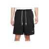 Nike Solid Color Loose Mid Waist Casual Shorts Men Shorts Black FB6922-010