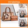 Fashionable Womens Chic Tote Bag Set With Durable Pu Material And Spacious Compartments