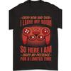 European Sizes Every Now & Then I Leave My Room Men's T-Shirt - Funny Gamer Humor Retro Gaming Tee