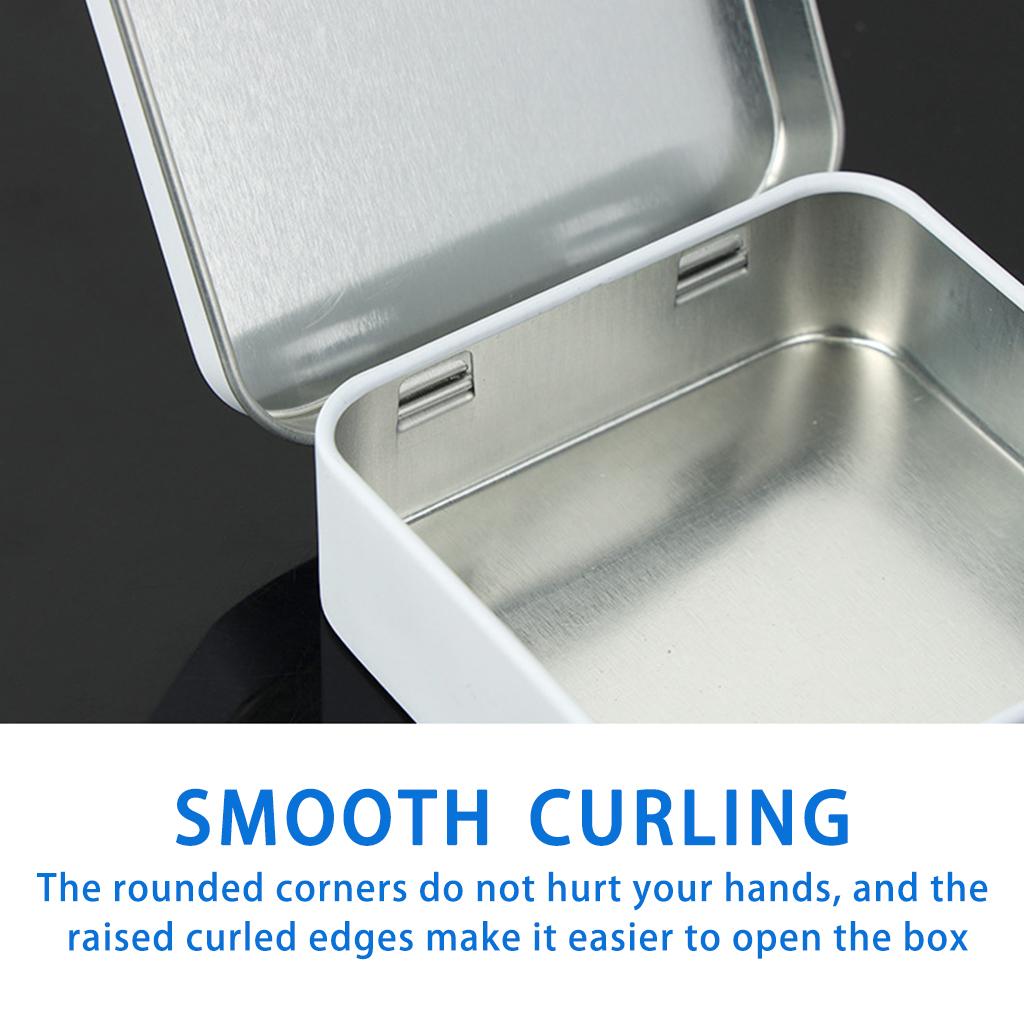 Niedliche winzige Aufbewahrungsdosen Versiegeltes Design Mini-Metalldose Praktische Box Behälter für Schmuck Süßigkeiten Stirnband Kondom Allerlei