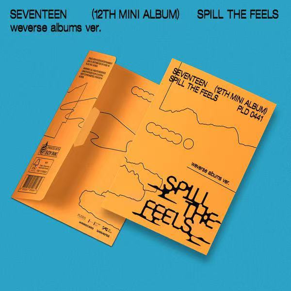 SEVENTEEN  12th Mini Album [SPILL THE FEELS] (Weverse Albums ver.) 1 set