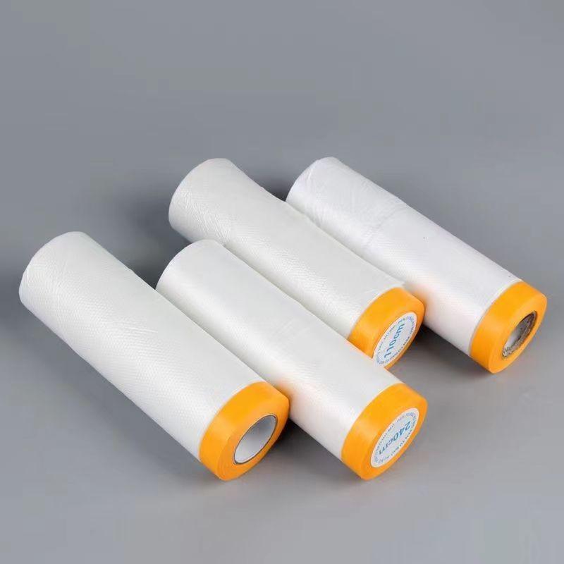 11/17M Disposable Dustproof Film Self-Adhesive Cabinets Furniture Dust Protection Films Plastic Home Wall Painting Dust Covers