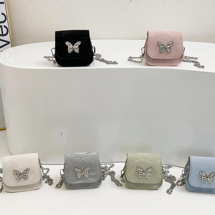 Премиум маленькая сумка женская летняя новая мини помада косая сумка популярная бабочка — фото 5