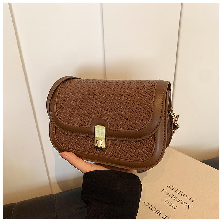 

Текстурная роскошная плетеная сумка кроссбоди в корейском стиле - Летняя женская сумка через плечо 2024