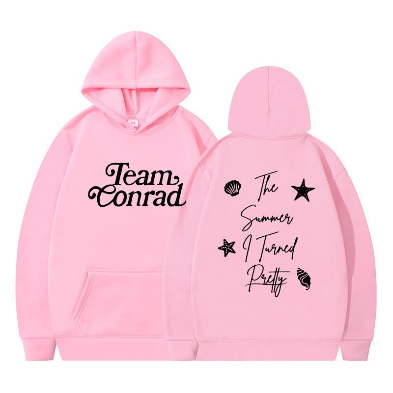 The Summer I Turned Pretty Printed Loose Hooded Sweater Hoodie