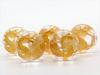 Sekihui Separately 5 Gold Carved Emperor Dragon Crystal 20mm Ball Power Stone with 1m of Rubber for Making Threading Wire Bracelet Making Instructions