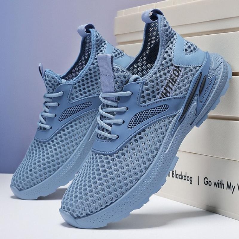 Fashion Men's Summer Mesh Sneakers Fashion Breathable for Casual Outdoor Running Tennis Hiking & Luxury Platform Loafers Style