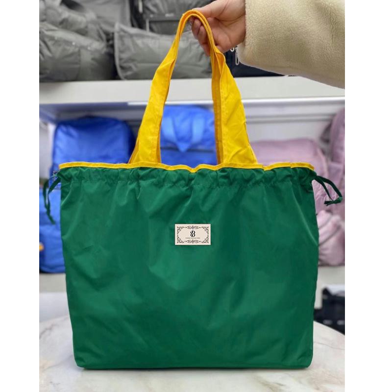 Eco-Friendly Foldable Single Shoulder Tote Bag - Portable, Large Capacity Grocery Bag