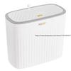 Home Large-Capacity Trash Bin with Lid New Model for Narrow Gaps Ideal for Bedroom Living Room Kitchen Bathroom