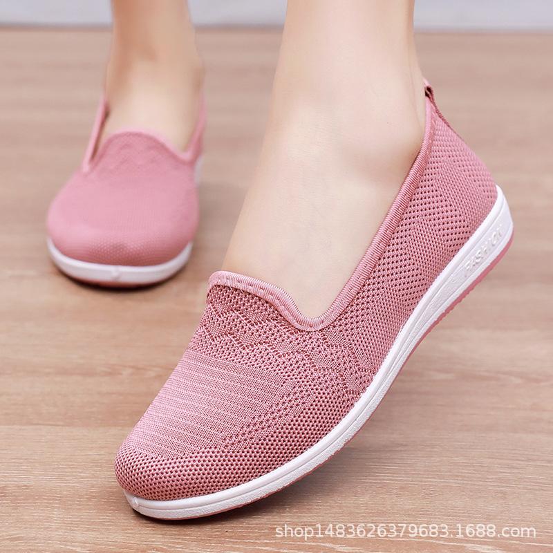 Small size summer cloth shoes breathable knitted shoes comfortable flat casual net shoes