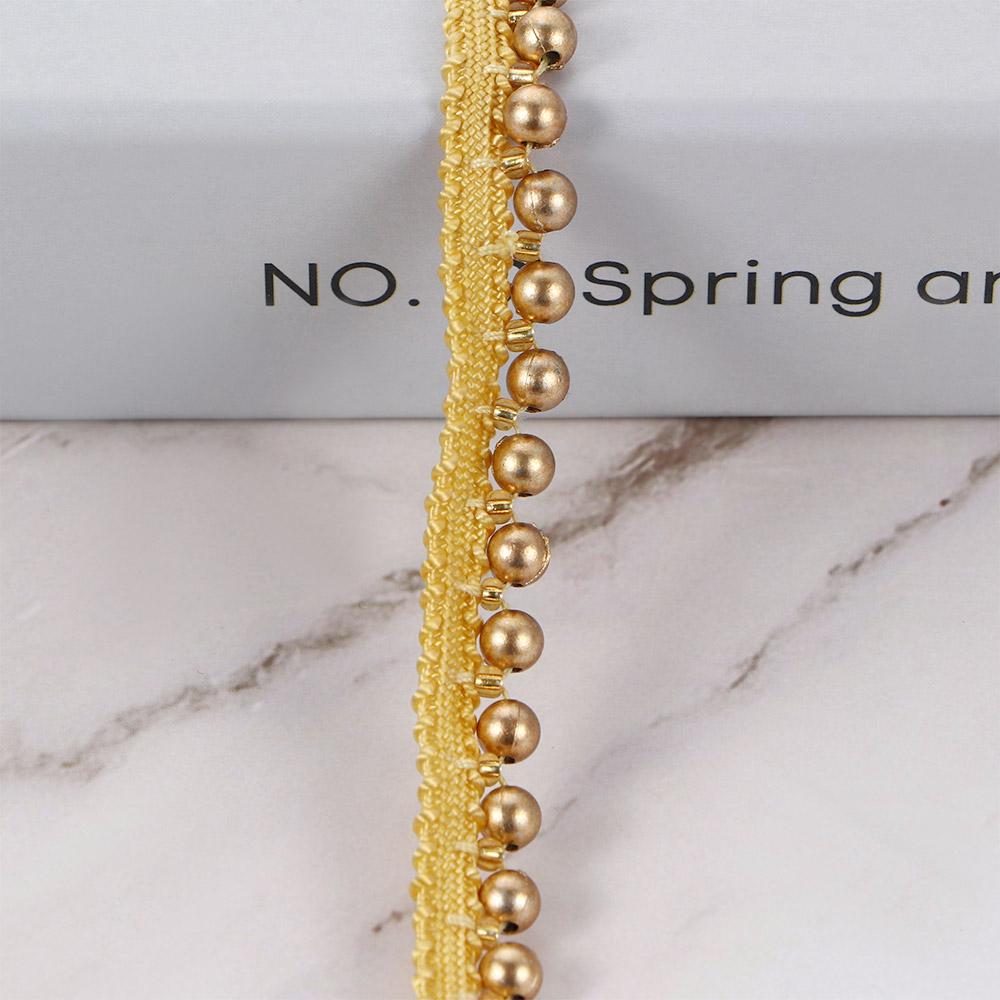 Embroidered Craft Sewing Accessories Fabric Bridal Applique Wedding Dress Decor Lace Trim Beaded Ribbon
