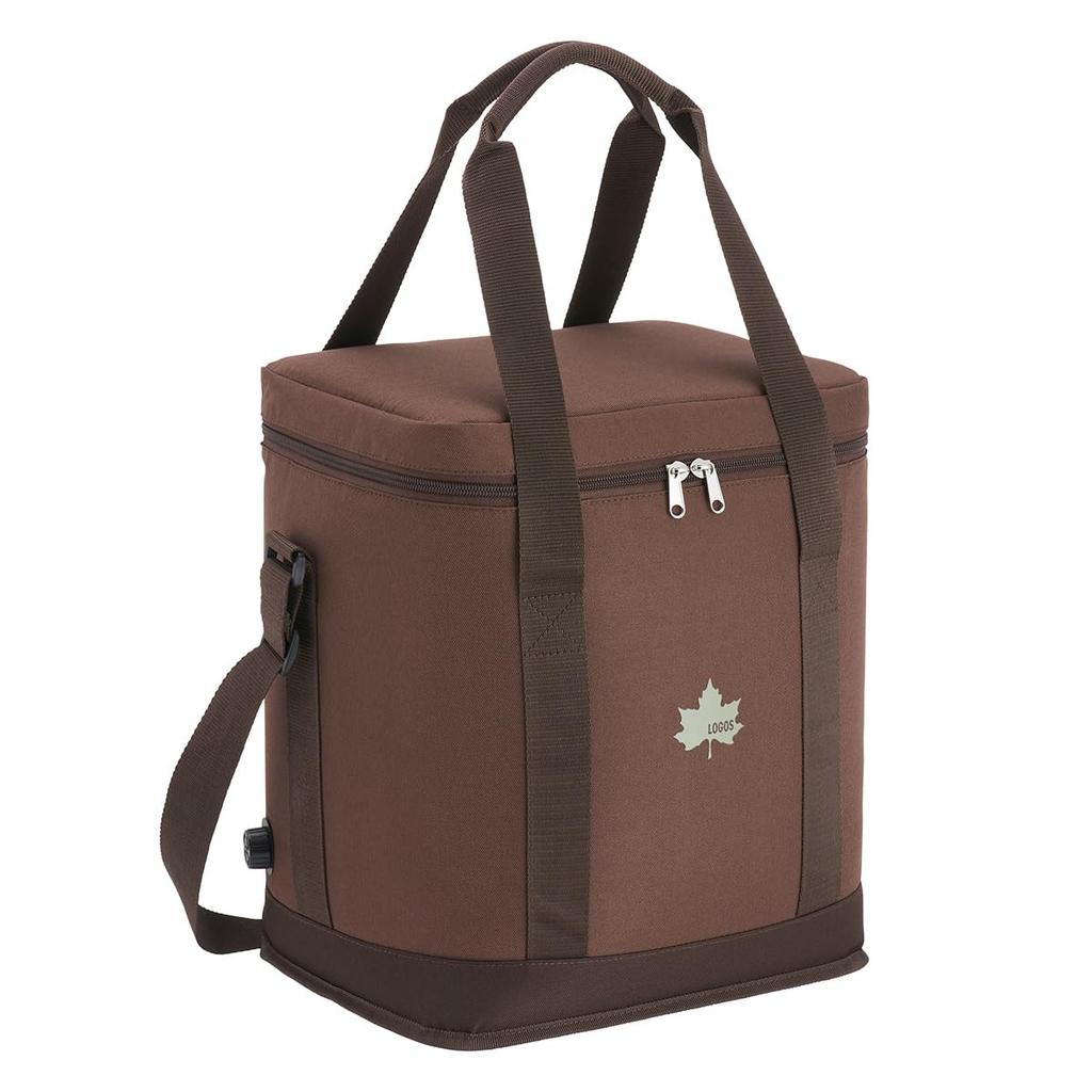 LOGOS Self-Inflating Cooler Medium (81670830) - Insulated Cooler Bag with Extra-Thick 25mm Insulation, Foldable