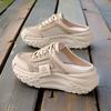 Platform-absorbing Bottom Women Summer Casual Sports Shoes - Breathable Mesh, Strap Low-top Design, Wear-resistant TPU Outsole