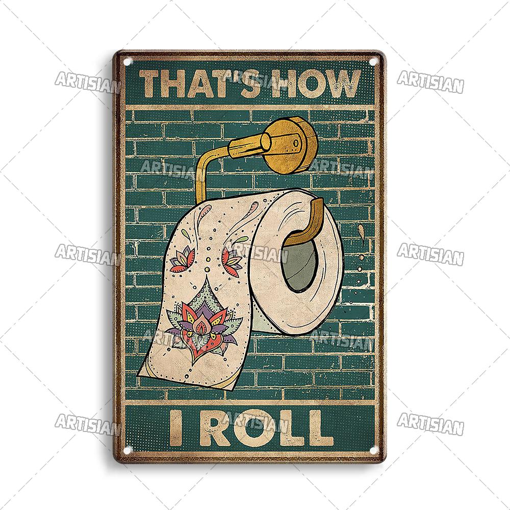 Artisian Toilet Metal Plaque Tin Sign Nice Butt Arse Sweet Cheeks Bathroom Washing Room Decorative Plate Wall Decor Garage Bar