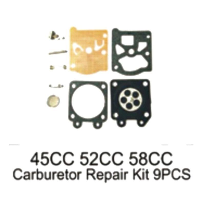 Carburetor Diaphragm Gasket Repair Rebuild Kit For Cg260/Cg330/Cg430/Cg520/Gx35/43Cc/52Cc/49Cc Chainsaw