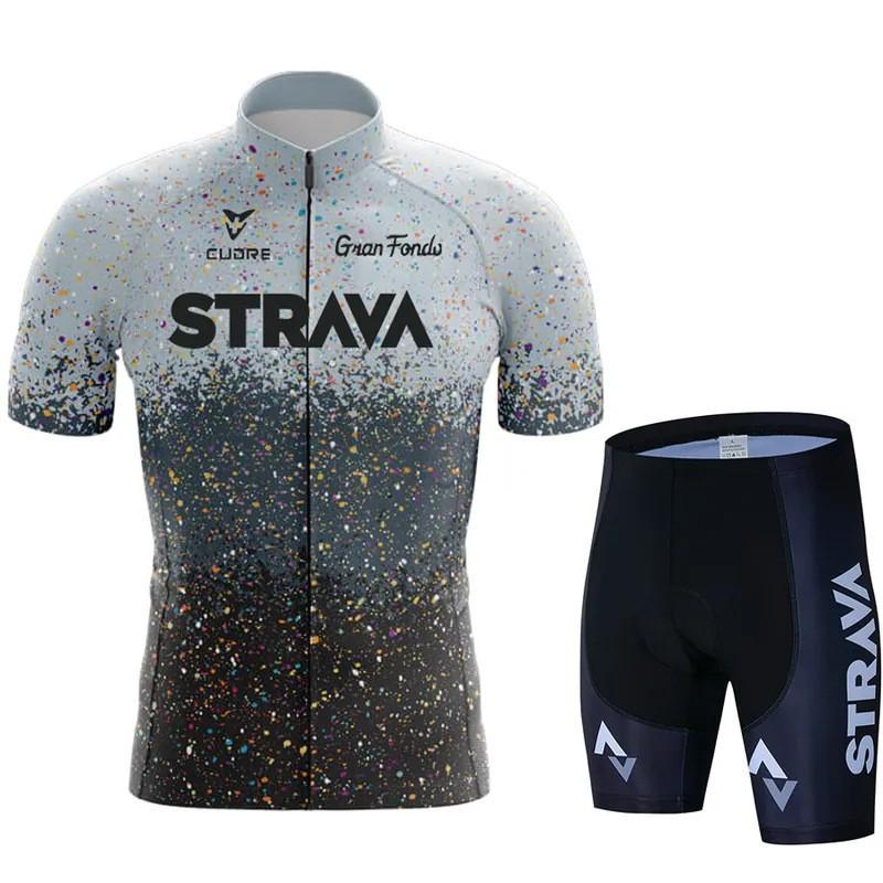 Men Women Cycling Jersey Set Short Sleeve Quick Dry Bike Outfit Custom Print Ride Gear