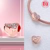 Golden Heart Beads Copper Plated For Charms Copper Plated Original Bracelet For Jewelry Making