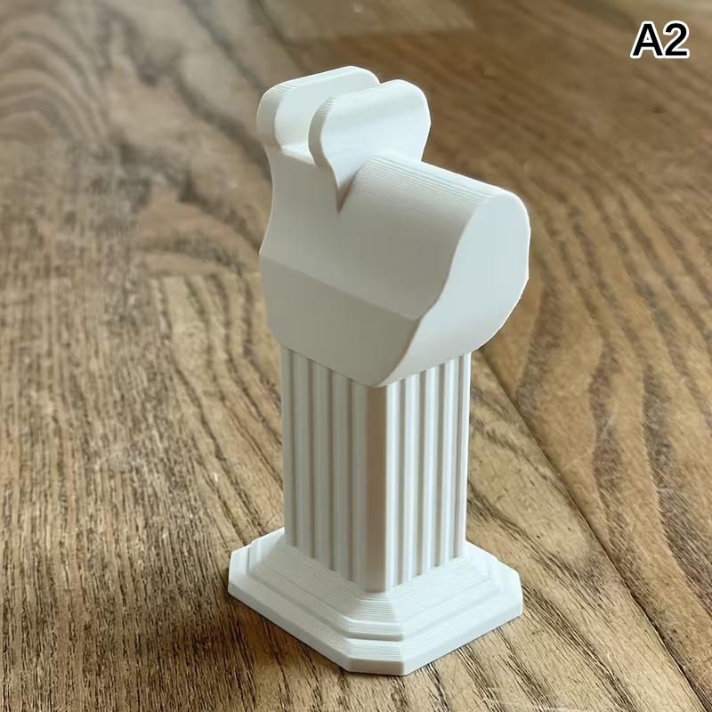

Minimalist Roman Column Glasses Holder Roman Column Ornament Glasses Desktop Organizer Home And Office Desk Decorative Gift