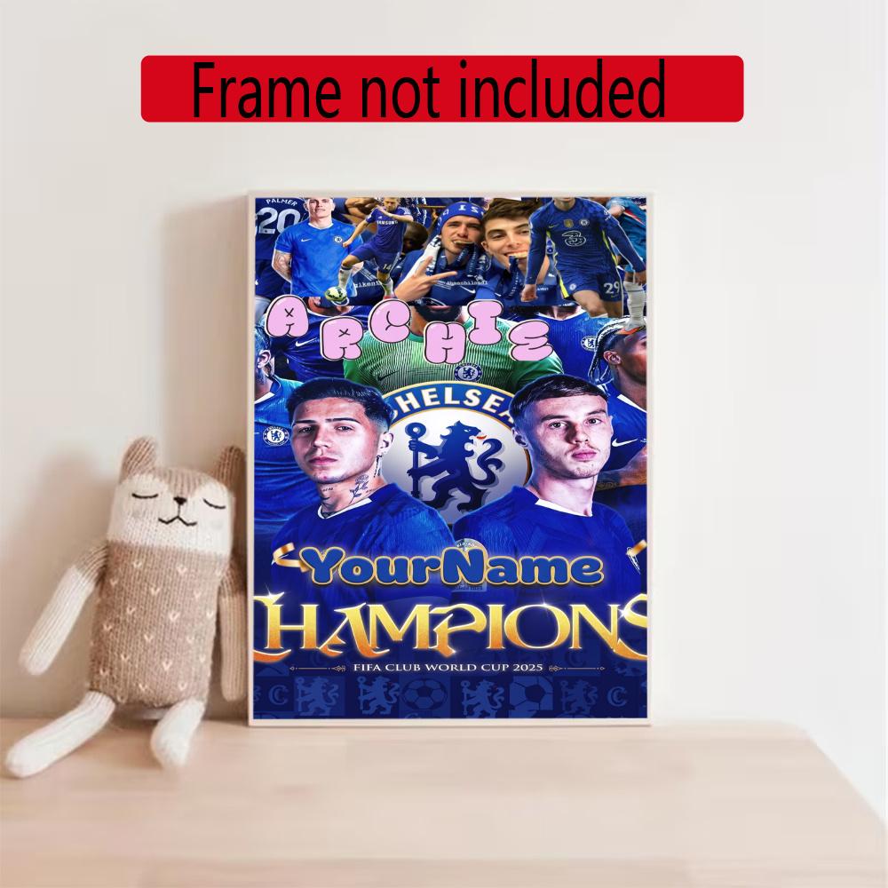 Chelsea Fc Personalized Name Diamond Paintings Mosaic Wall Round Diamond Art Painting Kits Embroidery Crystal Accessories Frameless