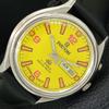 VINTAGE RICOH R31 AUTOMATIC JAPAN MENS YELLOW COLOR DIAL WATCH A706864-1