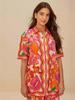 2025 Cross-Border Casual Fashion Linen Shirt & Shorts Set