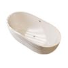 TLXT Seamless Ceramic Bathtub with Waterfall Faucet