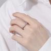 Simplicity Mori Small Fresh V -Shaped Love Ring Female Light Luxury Advanced Variety Creative Finger Ring 