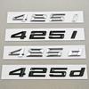 3D ABS Car Letters Logo 425i 425d Badge Emblem Sticker Rear Trunk Decals For 4 Series 425i 425d Tail Marking Accessories