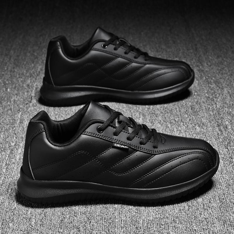 Hotel Chef Shoes Four Seasons Light Non-slip Soft Sole Comfort Kitchen Work Shoes Men's Plus Size Breathable Casual Walking Shoe