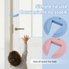 Easy Install Door Bang Stopper Pet Friendly Silicone Doorstop Non-Toxic Door Pinch Guard Cat