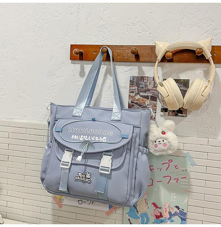 Schoolbag Japanese ins new high-value fresh and sweet backpack junior high school students lightweight travel large-capacity backpack