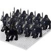 MOC Medieval Uruk-hai Orc Soldiers Raider Vargr Wolf Mount Knights Mini Figurine Building Block Set Educational Toy for Kids