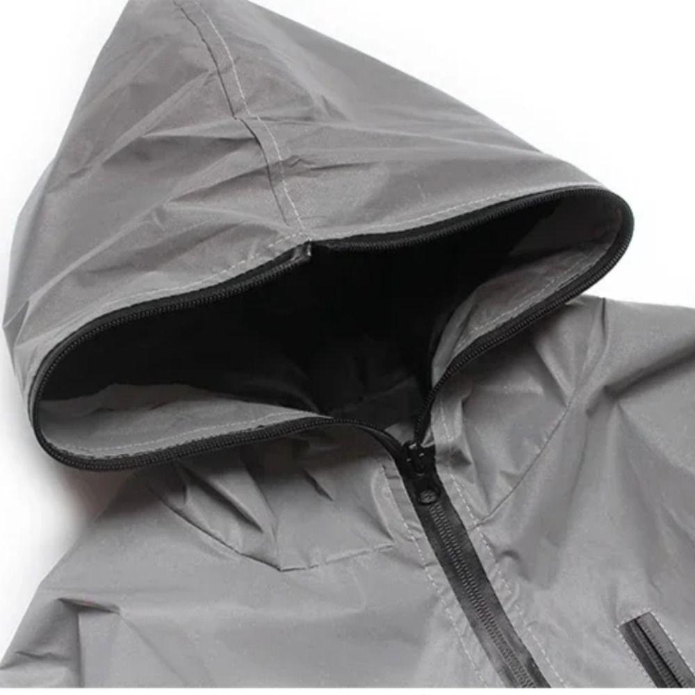 Spring/Autumn Reflective Jackets with Chest Pocket Reflective Windbreaker  Outdoor Hiking